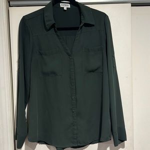 Express size large green Portofino shirt